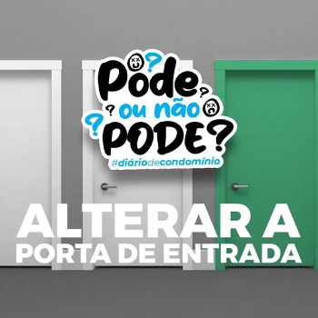 Alterar a cor da porta do meu apartamento